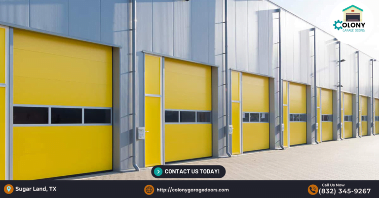 Commercial Garage Door Materials and Durability in Sugar Land, TX 1 Colony Garage Doors 2