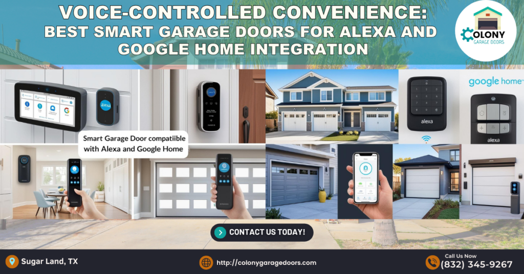 Voice-Controlled Convenience: Best Smart Garage Doors for Alexa and Google Home Integration 1 smart garage doors