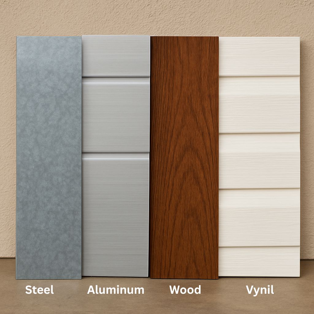 Replacing Garage Door on a Budget: Smart Choices That Last in Sugar Land 3 Material choice for replacing garage door