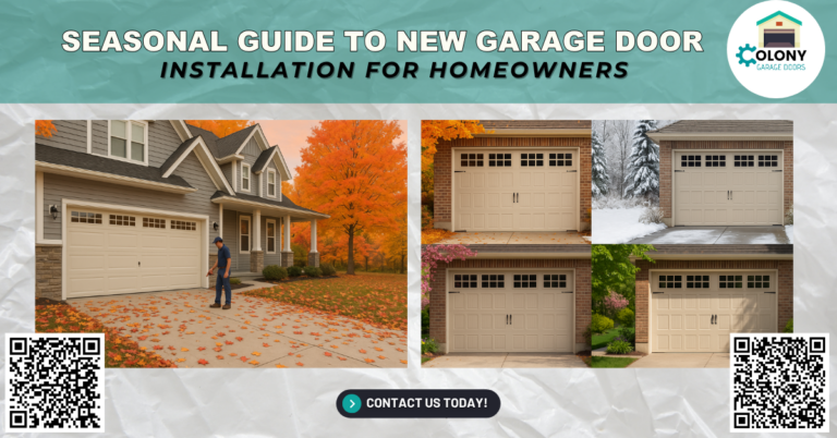 Blogs 18 Seasonal Guide to New Garage Door Installation for Homeowners - Colony Garage Doors