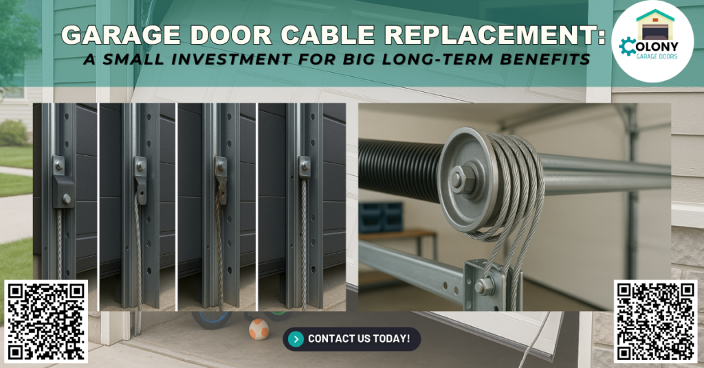 Garage Door Cable Replacement: A Small Investment for Big Long-Term Benefits (garage door sensors)