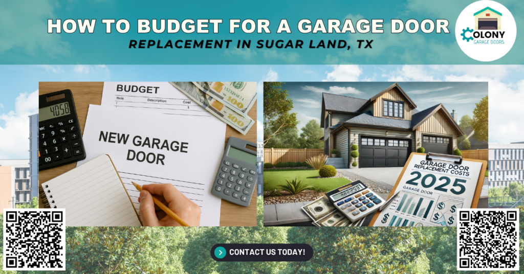 How to Budget for a Garage Door Replacement in Sugar Land, TX