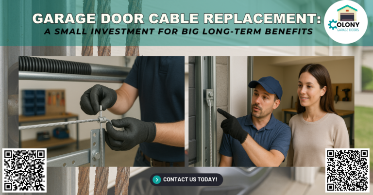 Garage Door Cable Replacement: A Small Investment for Big Long-Term Benefits - Colony Garage Doors
