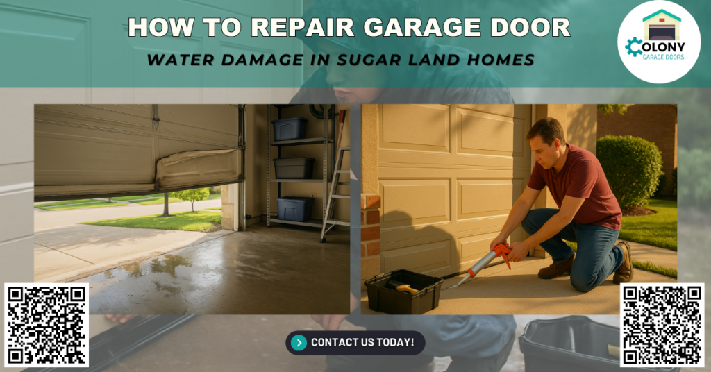 How to Repair Garage Door Water Damage in Sugar Land Homes